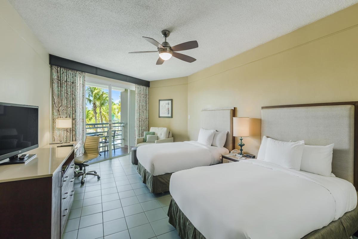 Balcony Pool View Room with 2 Double Beds