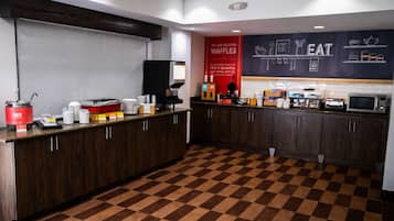 Gratis morgenmadsbuffet hver dag