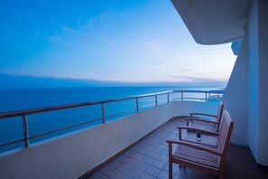 Uitzicht vanaf balkon