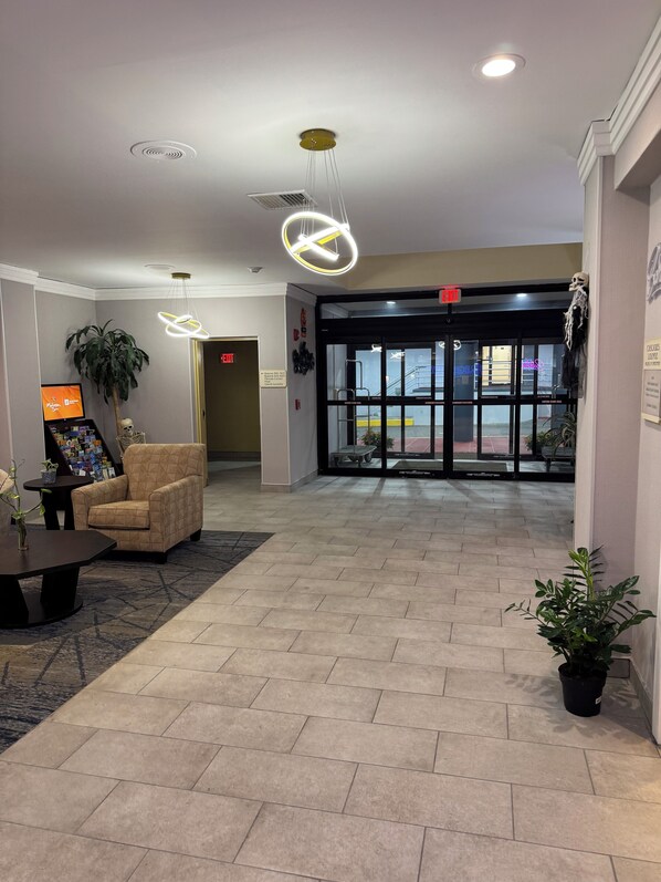 Interior entrance