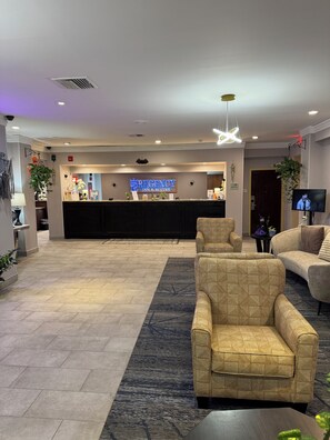 Sala de estar en el lobby