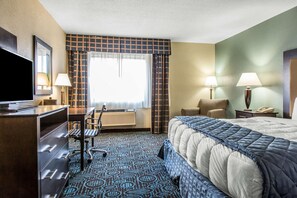 Premium bedding, in-room safe, desk, laptop workspace
