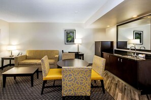 Premium bedding, pillow-top beds, desk, blackout curtains