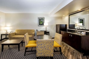 Premium bedding, pillow-top beds, desk, blackout curtains