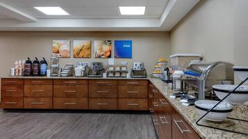 Free daily on-the-go breakfast