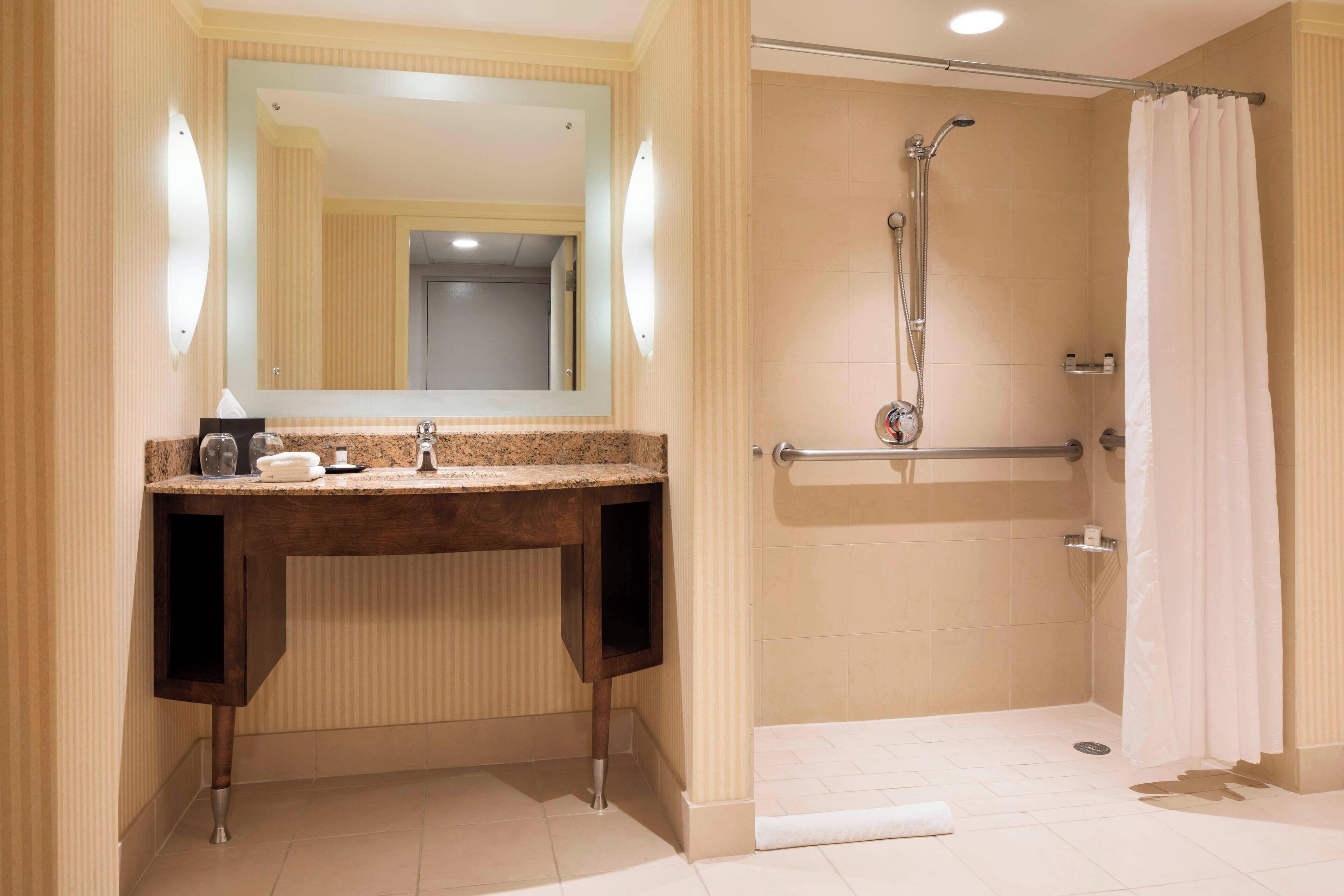 free toiletries, hair dryer, towels, soap