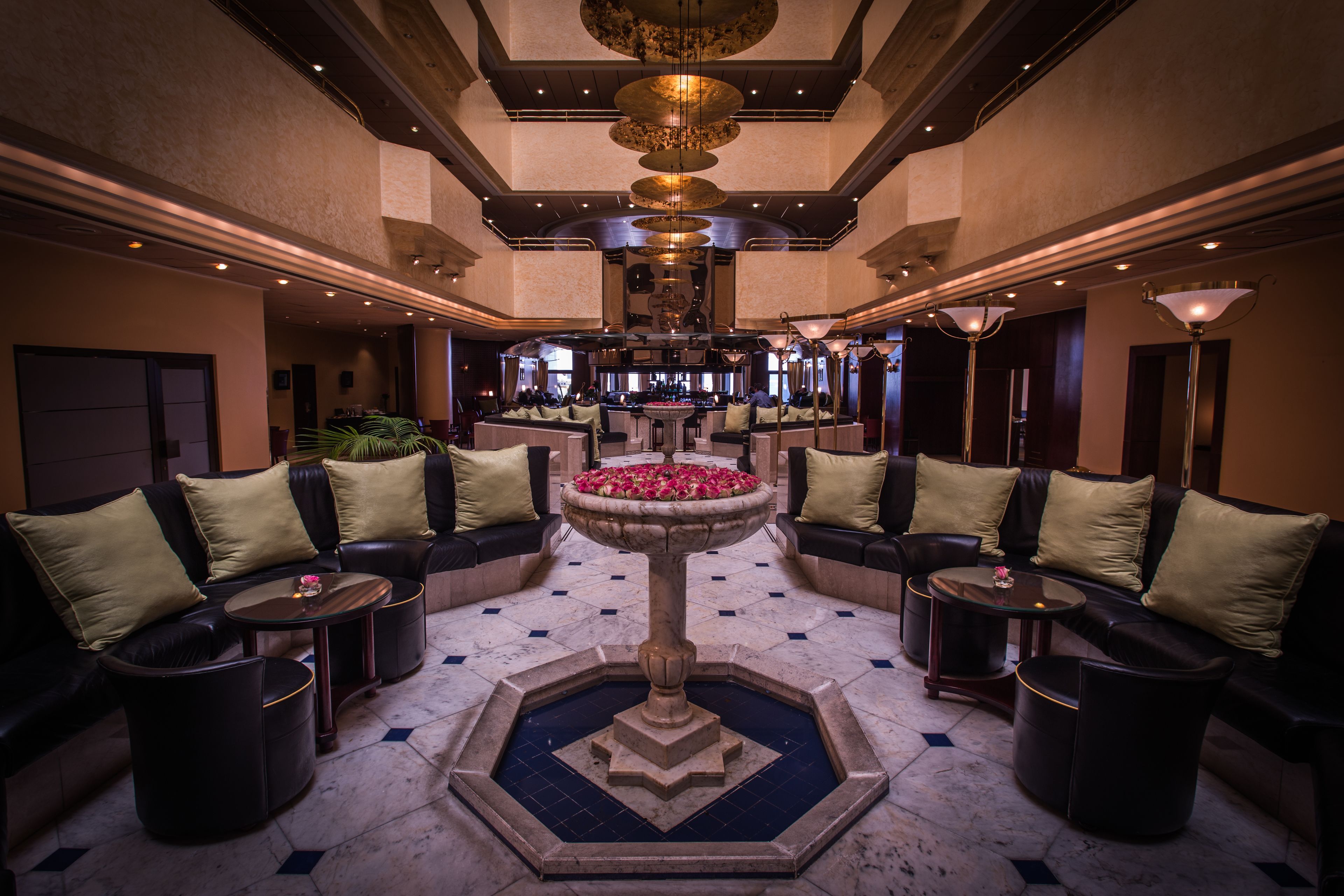 Sala de estar en el lobby