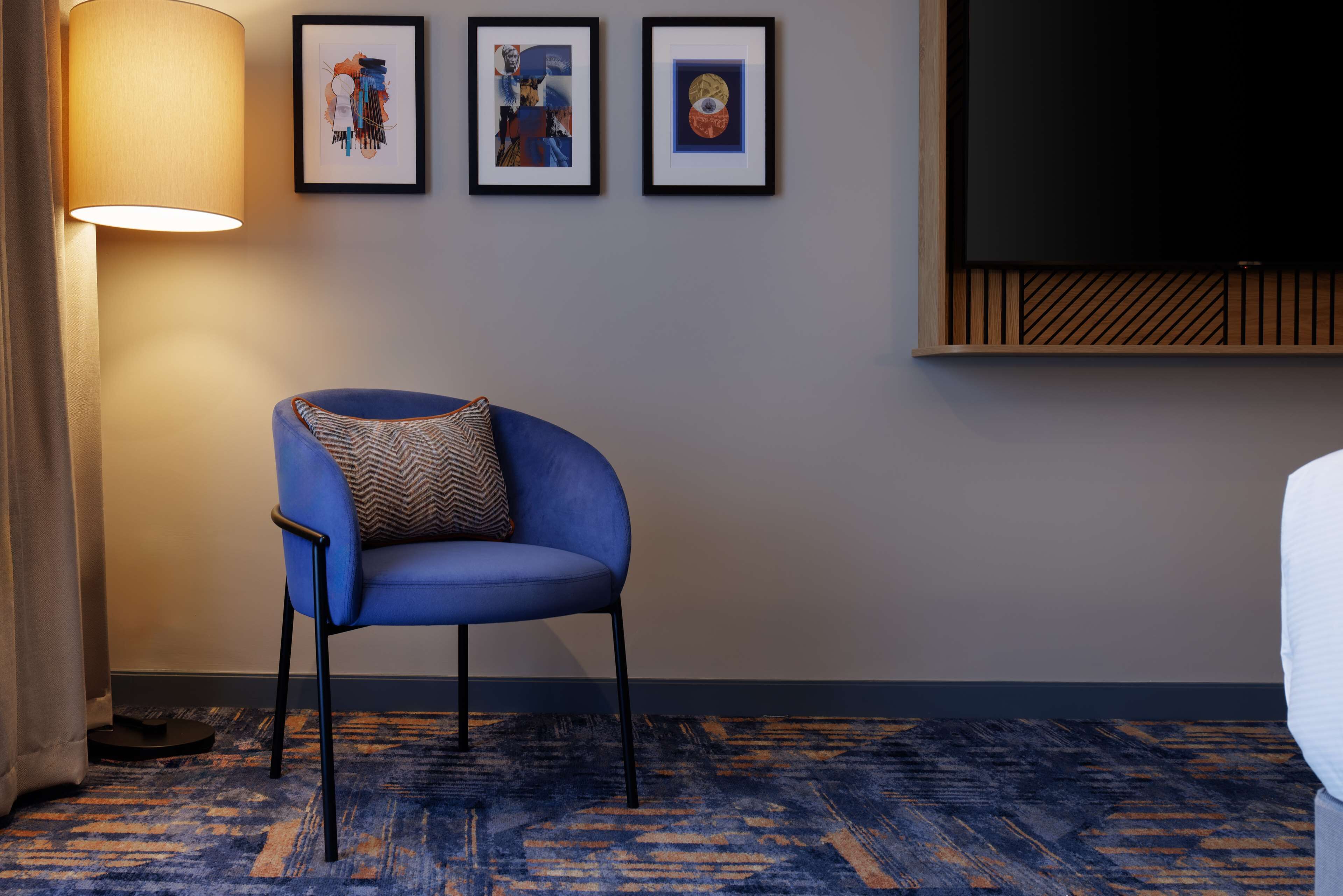 in-room safe, desk, blackout curtains, iron/ironing board