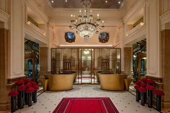 Reception area at The St. Regis New York