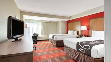 Premium bedding, desk, blackout curtains, iron/ironing board