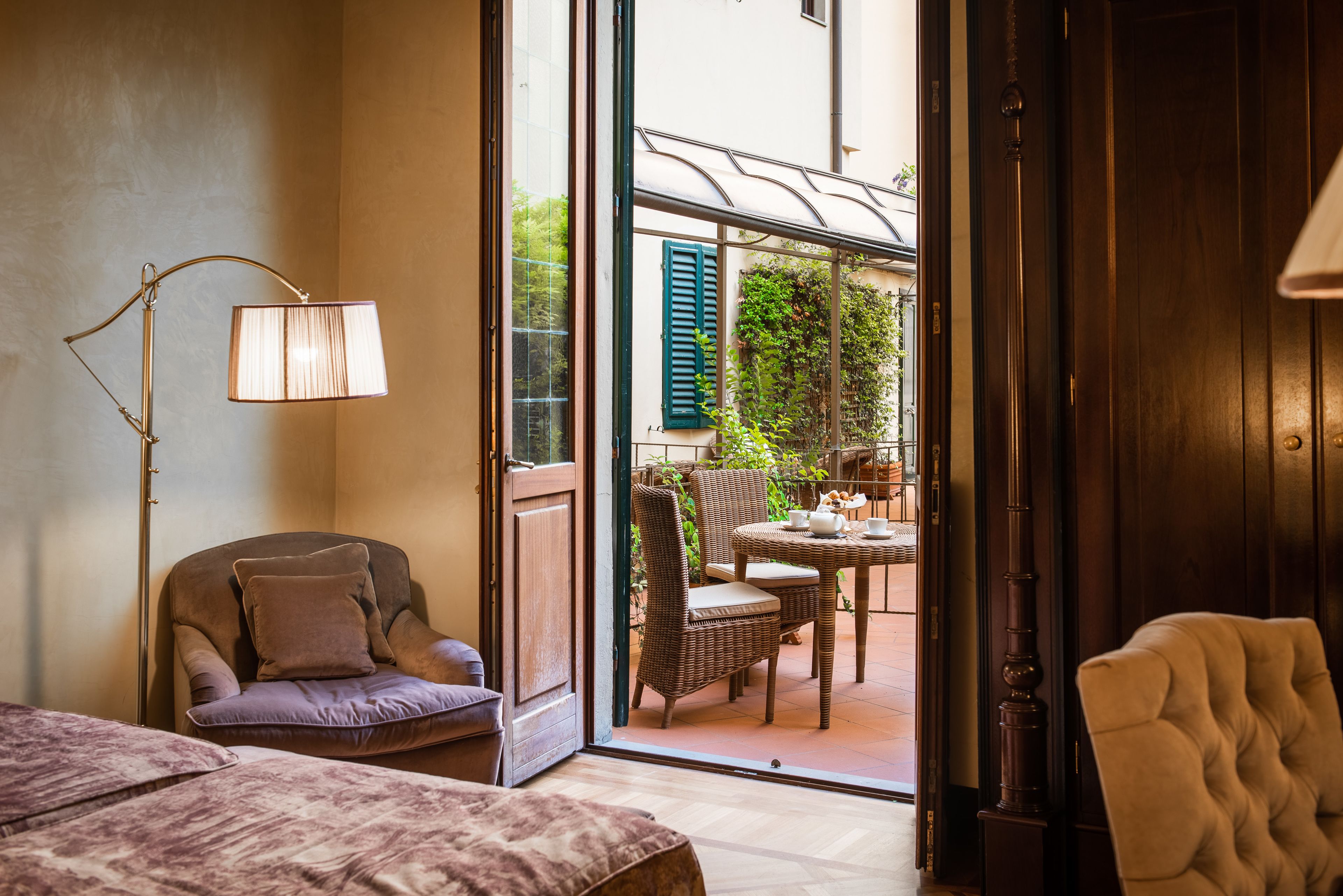 Camera con letto matrimoniale o 2 letti singoli (Garden & Relax) | Vista dalla camera