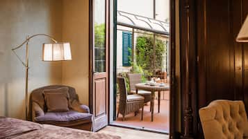 Camera con letto matrimoniale o 2 letti singoli (Garden & Relax) | Vista dalla camera