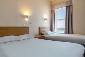 Desk, blackout drapes, iron/ironing board, free WiFi