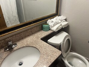 Free toiletries, hair dryer, towels, soap - Red Roof Inn Gastonia (Gastonia)