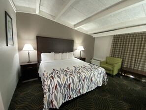 Superior Room, 1 King Bed, Non Smoking | Down comforters, desk, blackout drapes, iron/ironing board