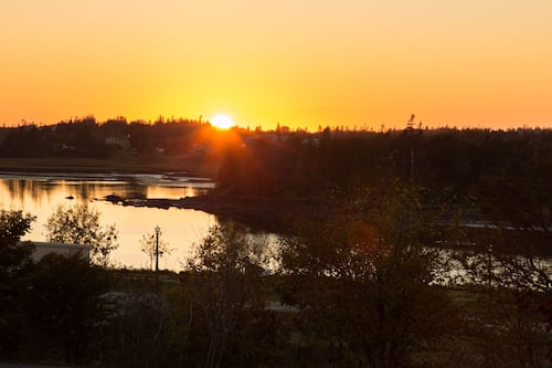Vue depuis l’hébergement