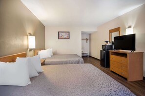 Room, 2 Double Beds, Accessible, Non Smoking | Free WiFi, bed sheets, wheelchair access