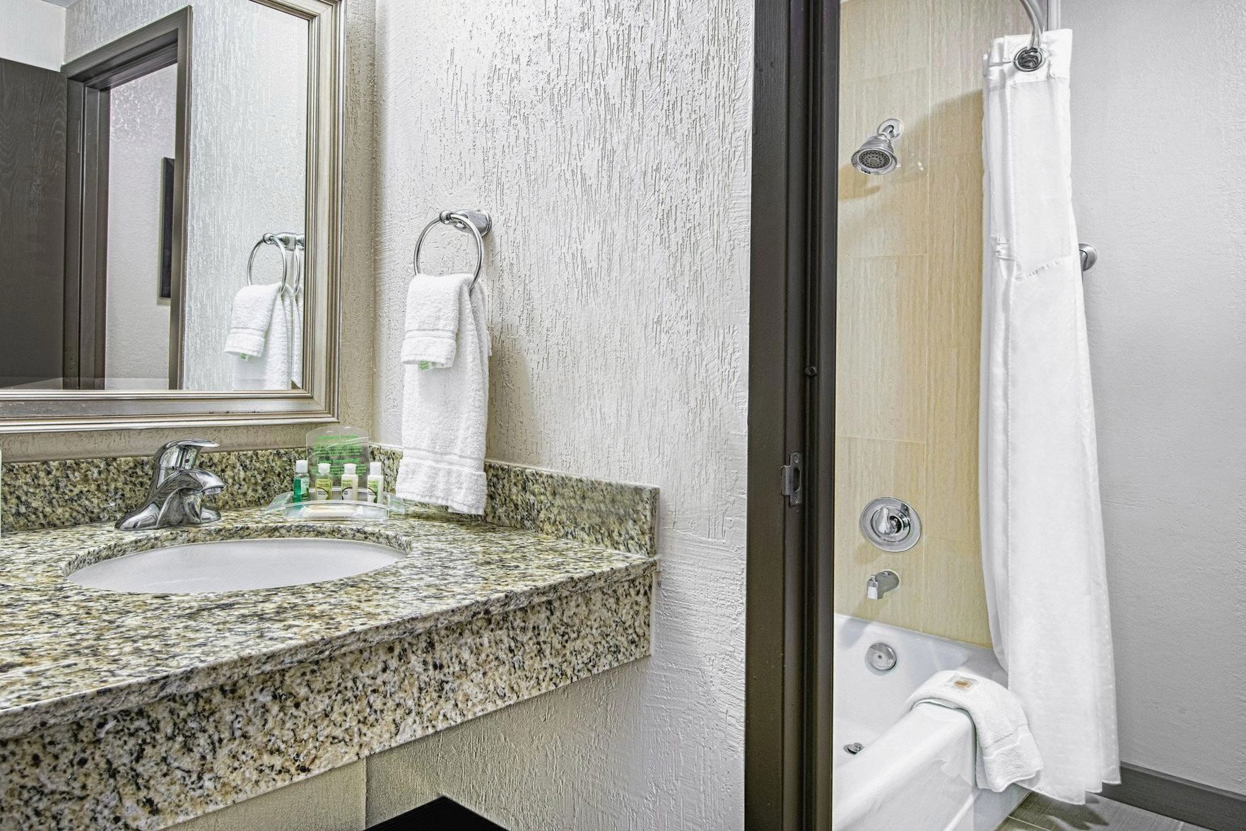Bathroom | Hair dryer, towels