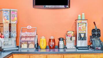 Free daily on-the-go breakfast