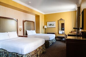 Double Queen Room (24/7 Front Desk) | Individually decorated, individually furnished, iron/ironing board