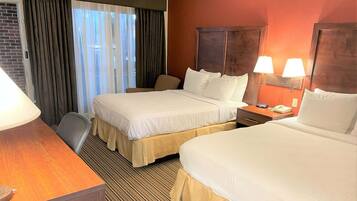 Skrivebord, arbejdsområde til bærbare computere, mørklægningsgardiner