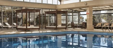 Indoor pool, outdoor pool