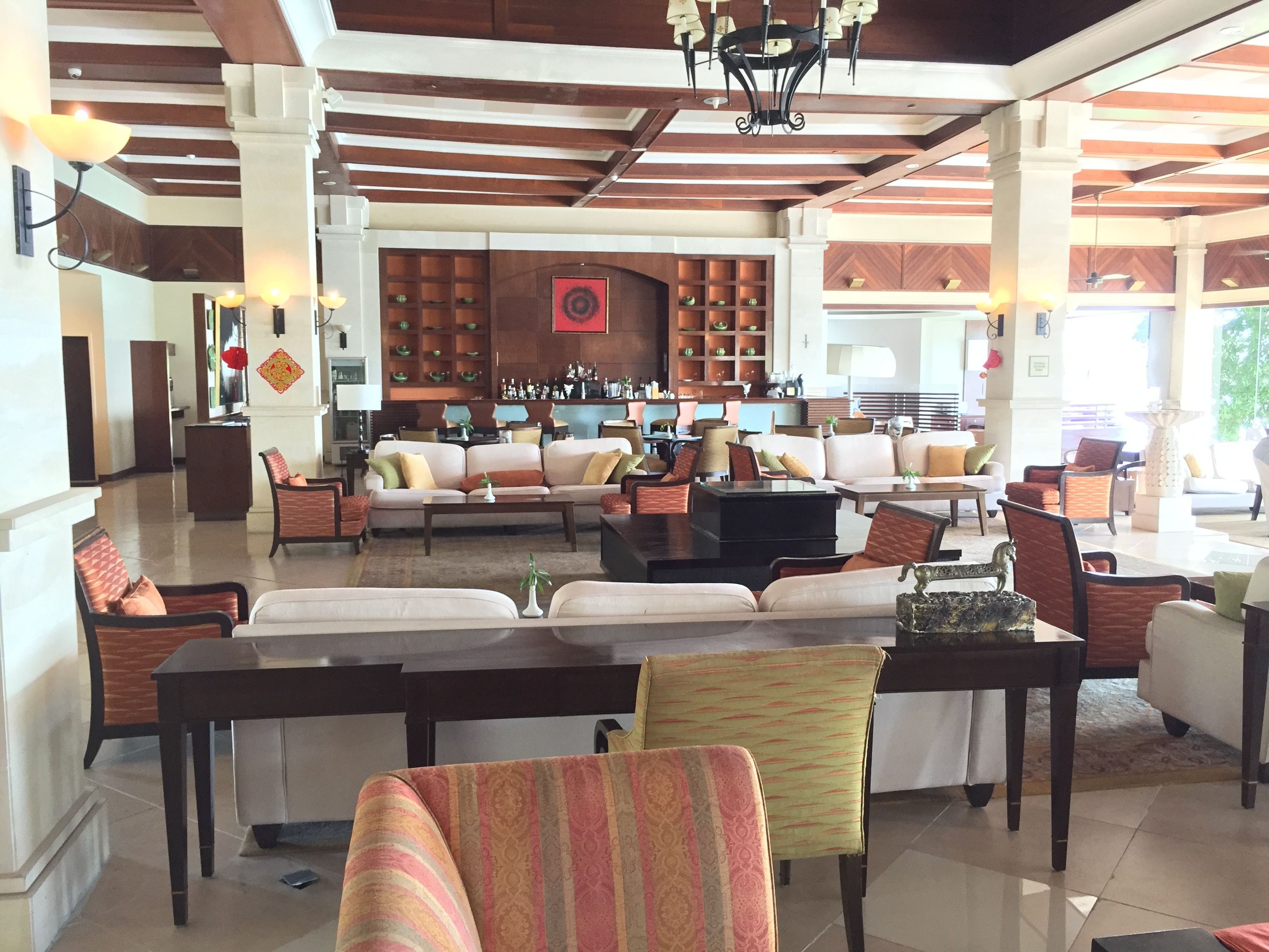 Sala de estar en el lobby