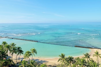 On the beach at Waikiki Circle Hotel By Castle