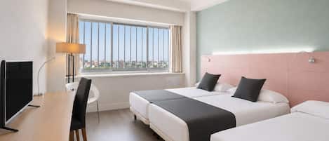 Minibar, in-room safe, desk, blackout curtains