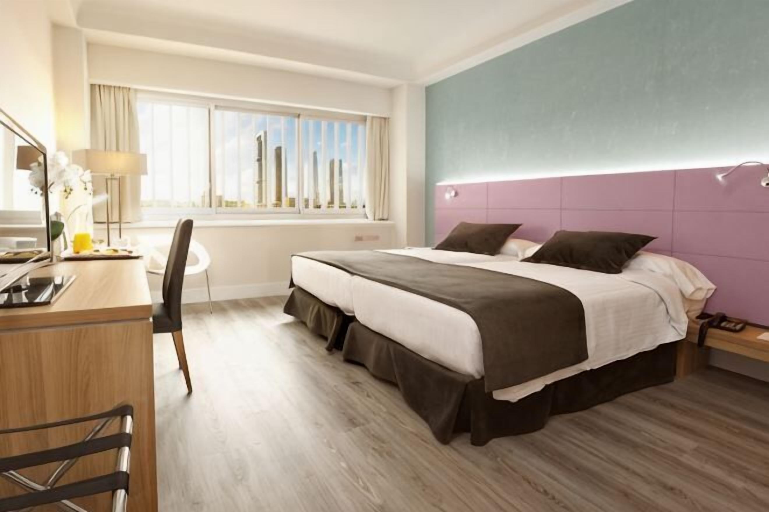 Minibar, in-room safe, desk, blackout curtains