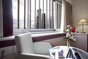 Minibar, in-room safe, desk, blackout curtains