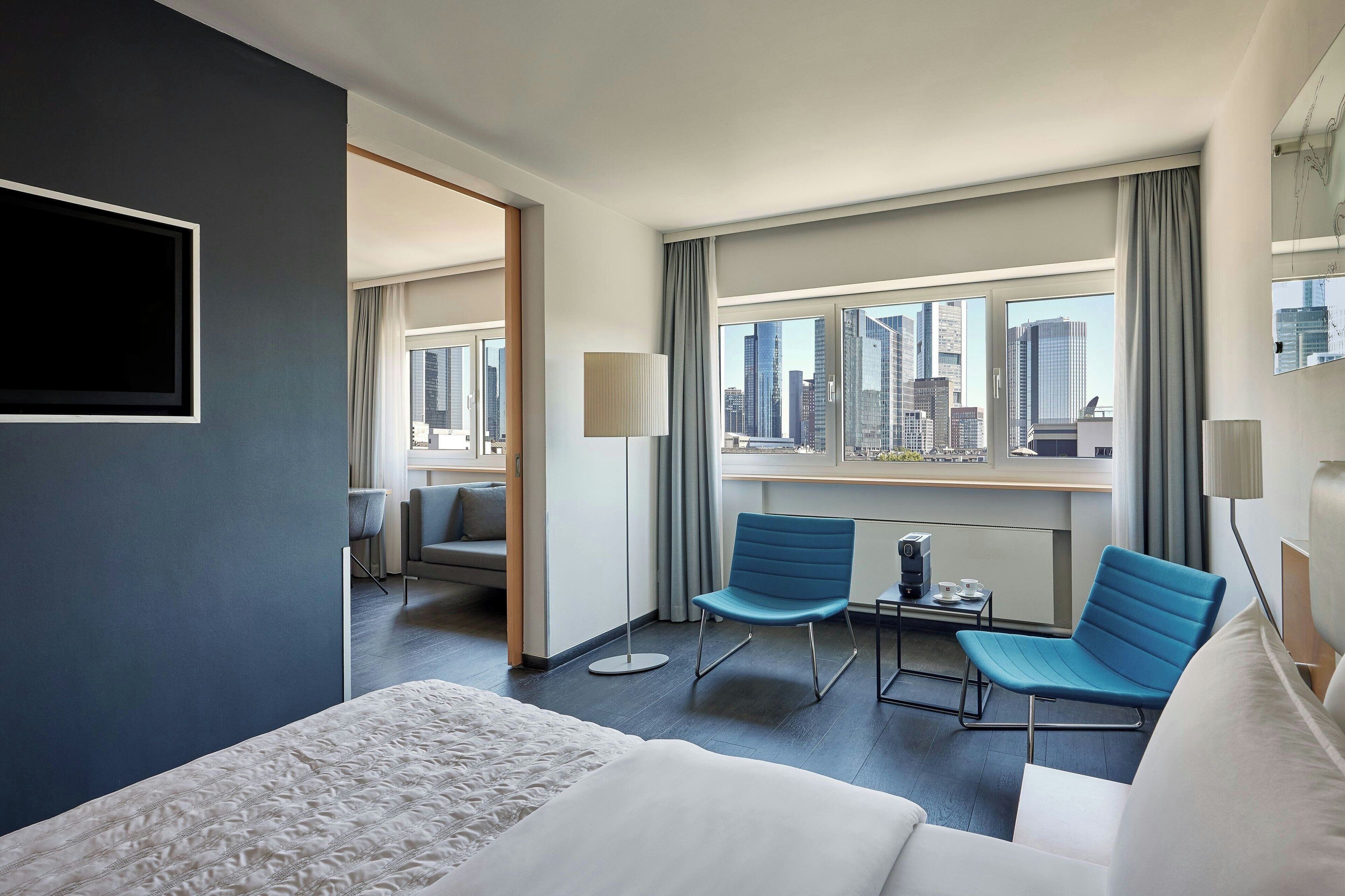 Junior Suite, 1 King Bed | Premium bedding, in-room safe, desk, laptop workspace