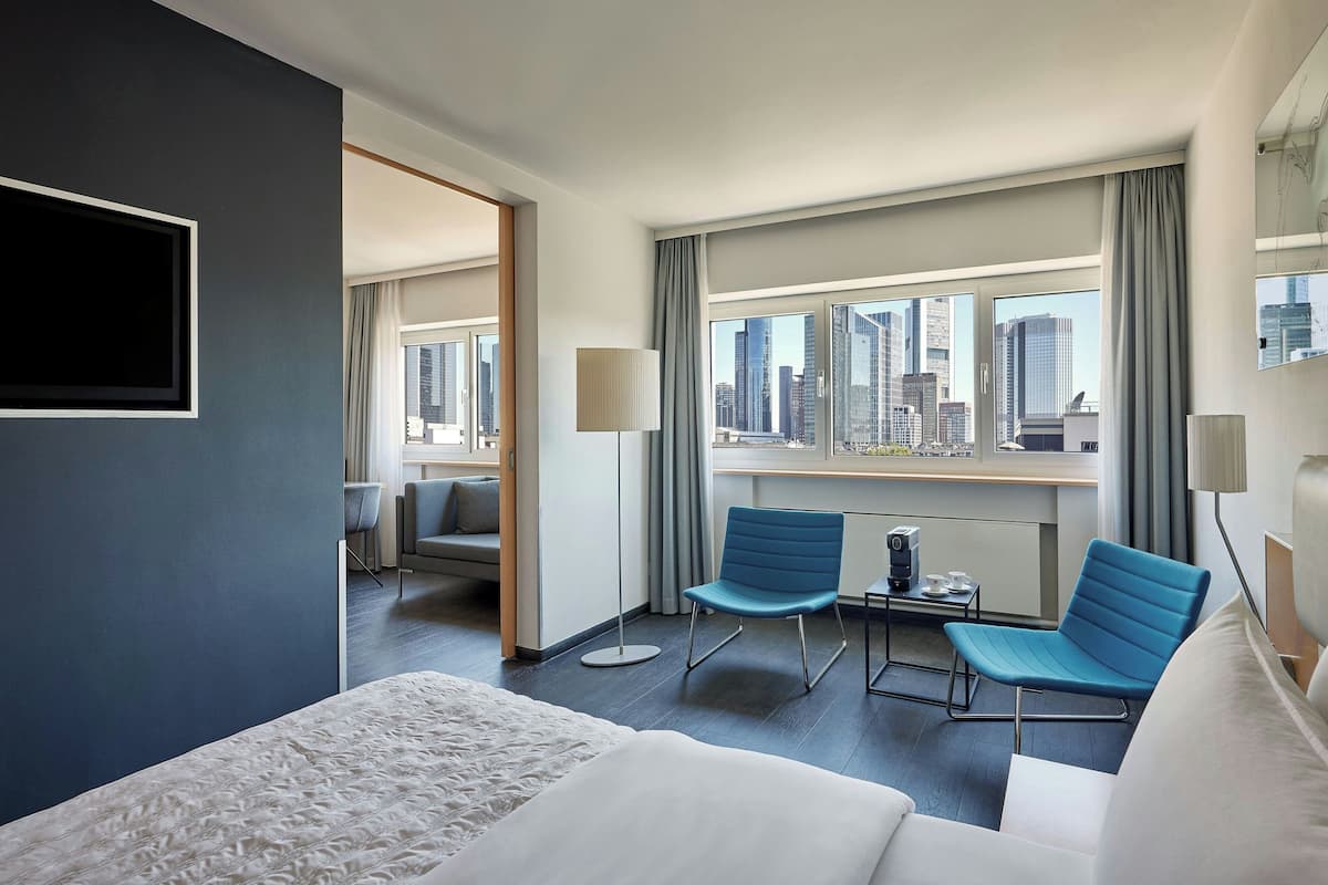 Junior Suite, 1 King Bed | Premium bedding, in-room safe, desk, laptop workspace