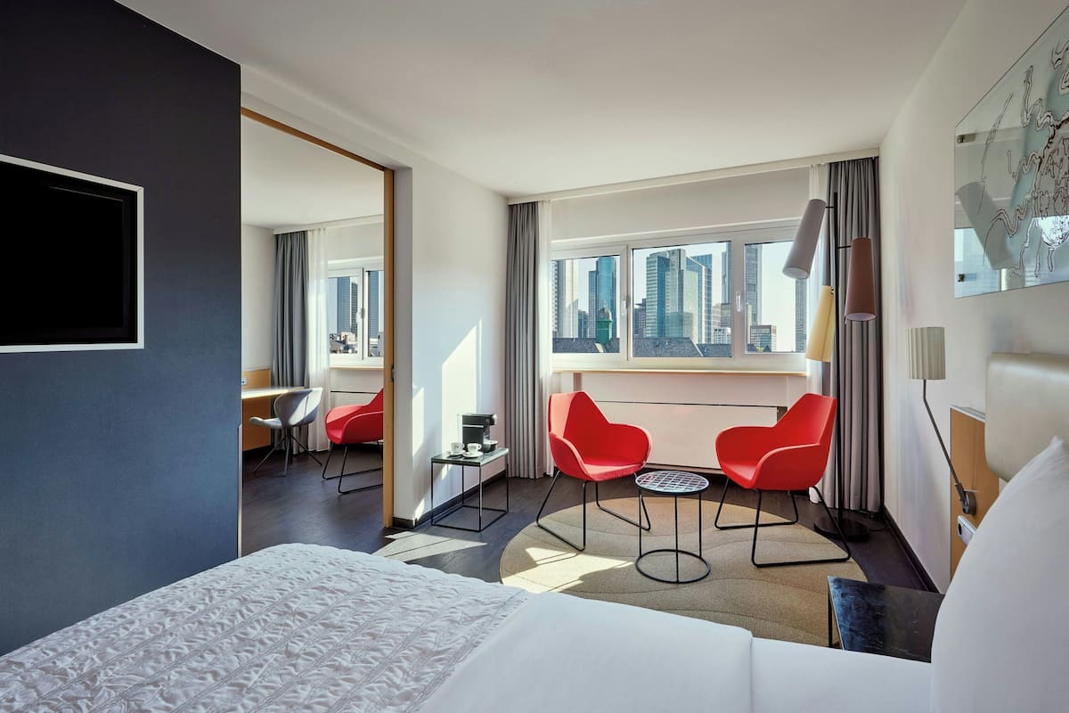 Junior Suite, 1 King Bed | 1 bedroom, premium bedding, in-room safe, desk