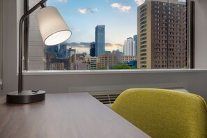 Room, 1 King Bed | View from room - Hampton Inn & Suites by Hilton Toronto Downtown (Toronto)
