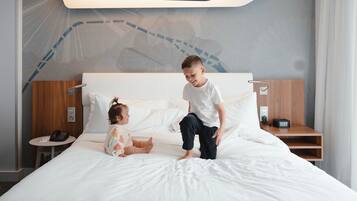 Executive suite, 2 slaapkamers, uitzicht op de stad | Accommodatievoorziening