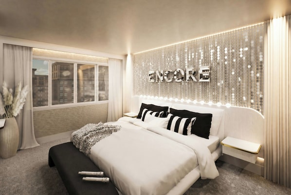 Suite, 1 habitación | Ropa de cama de alta calidad y minibar