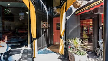 Entrada de la propiedad