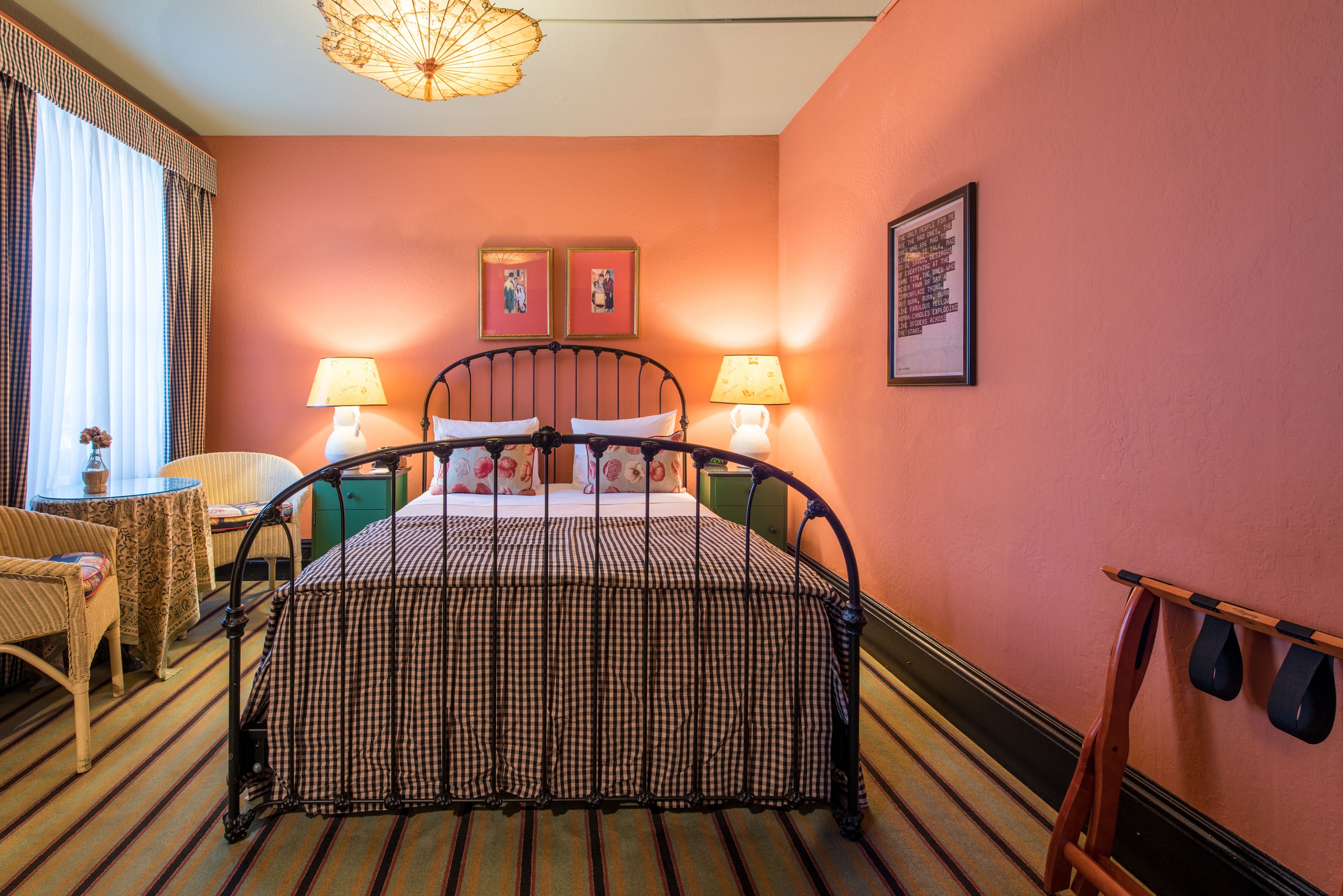 design room, 1 queen bed | premium bedding, in-room safe, individually decorated