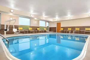 Una piscina techada
