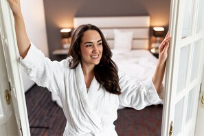 1 habitación, ropa de cama de alta calidad y minibar 