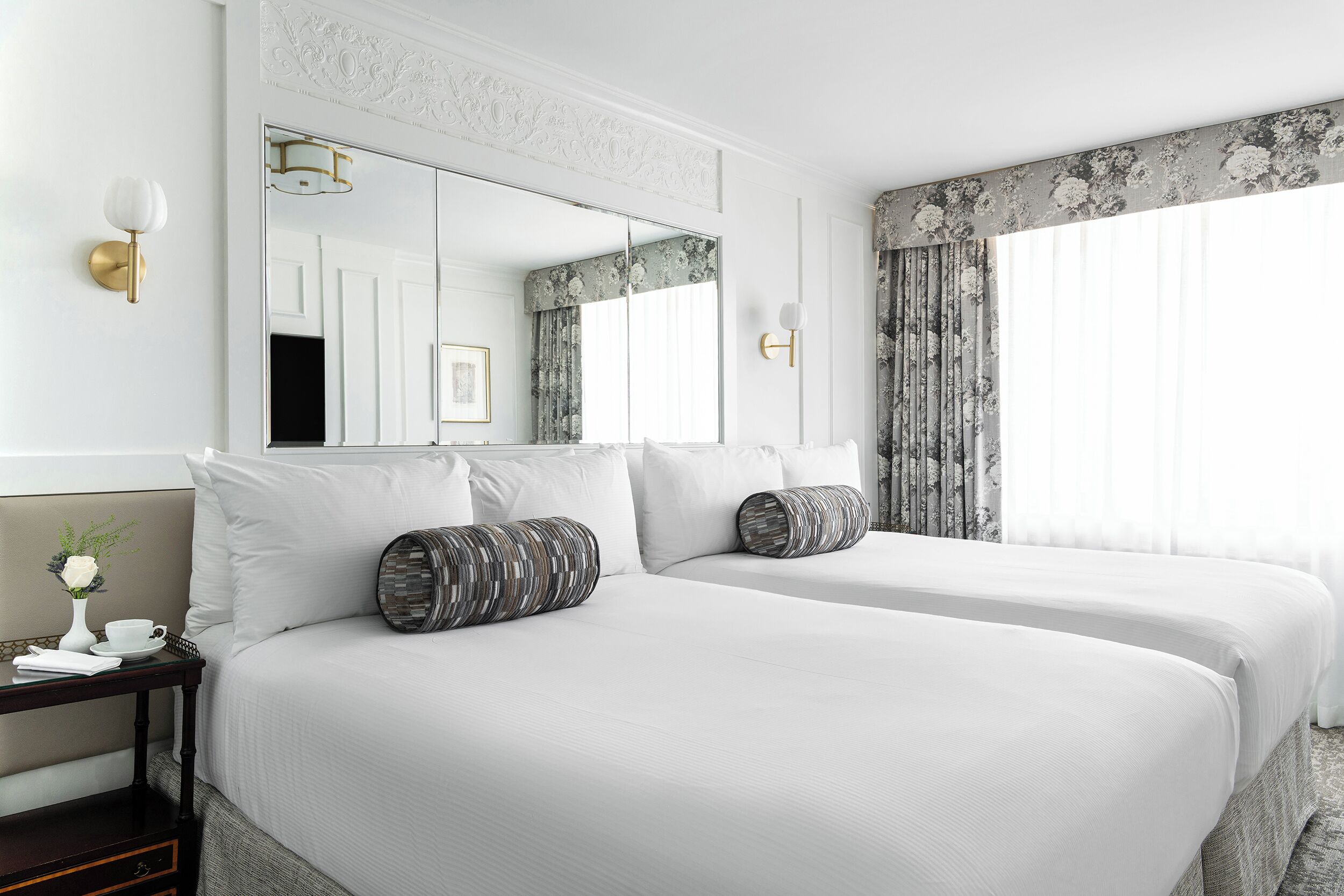 Premium bedding, pillowtop beds, in-room safe, desk