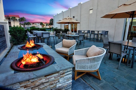 Terrace/patio. Guy Harvey Resort on St Augustine Beach