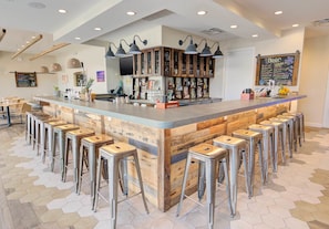 Cocktail bar, pool views, open select days
