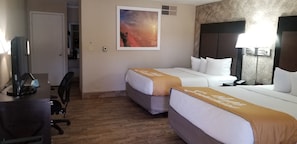 Room, 2 Queen Beds, Non Smoking (Pet-Friendly) | Desk, iron/ironing board, cribs/infant beds, rollaway beds - Days Inn & Suites by Wyndham Trinidad (Trinidad)