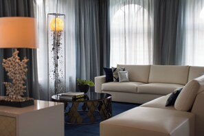 Suite, 2 Bedrooms, City View | Living room | Flat-screen TV, toys
