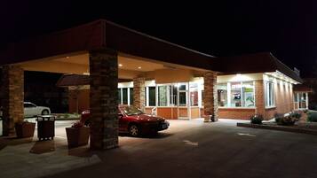 Front of property - evening/night