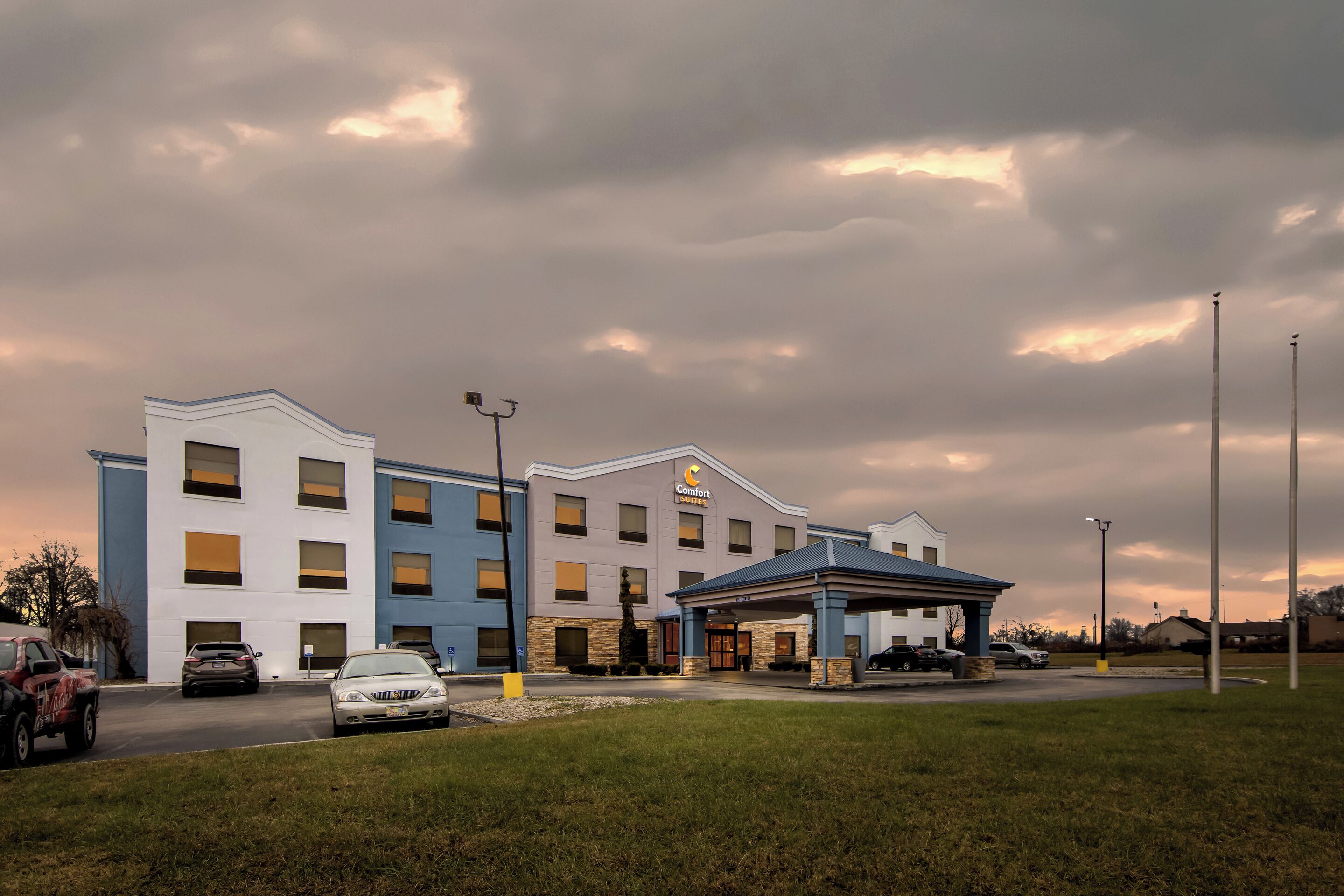 Front of property - evening/night