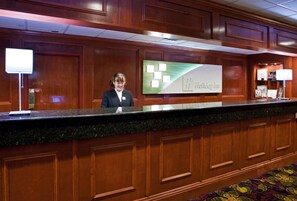 Mostrador para check-in y check-out
