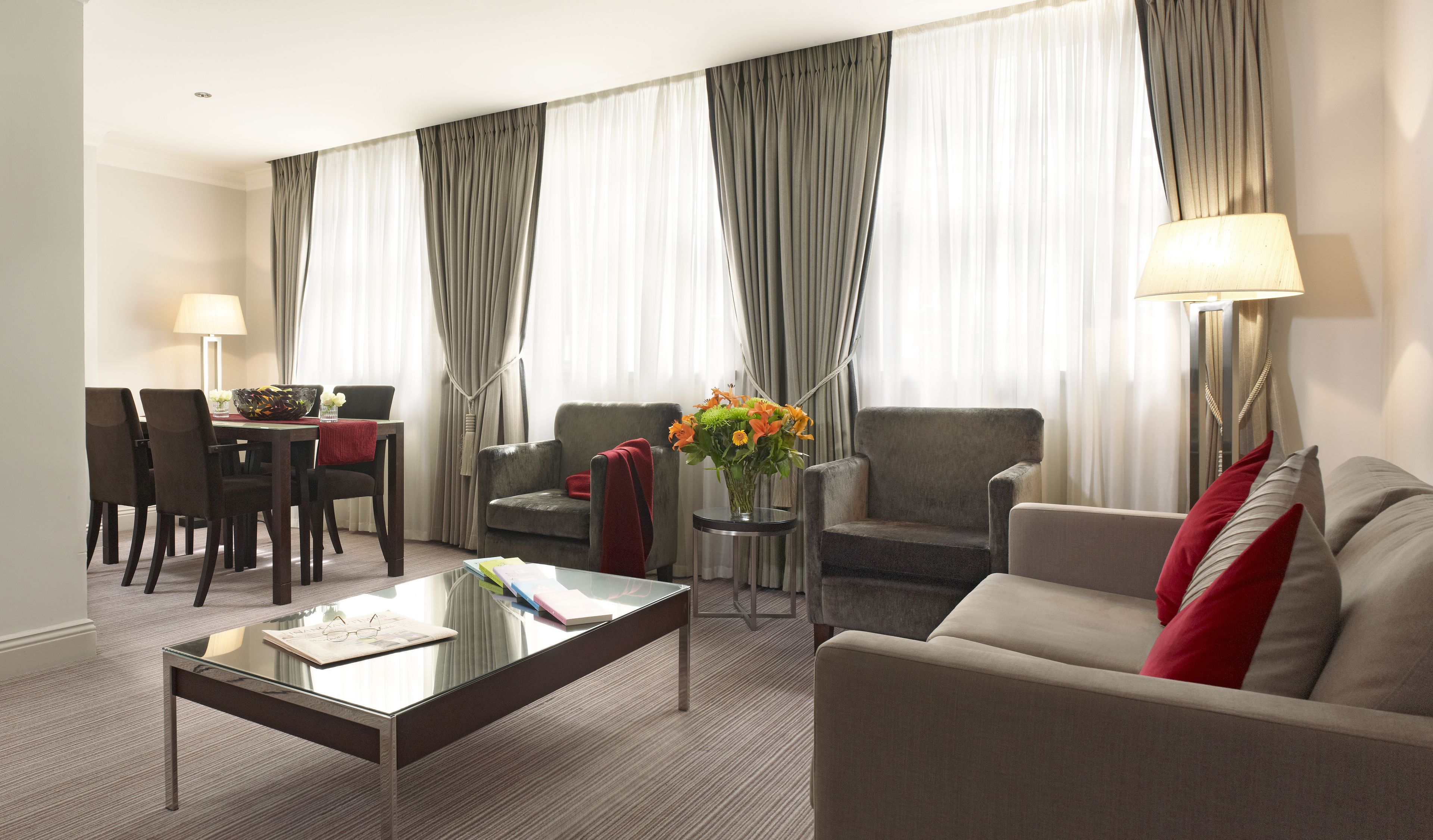 junior suite, 1 double bed with sofa bed | premium bedding, in-room safe, desk, laptop workspace